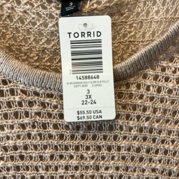 NWT Slub Pullover Dolman Sleeve Sweater - Picture 3 of 3